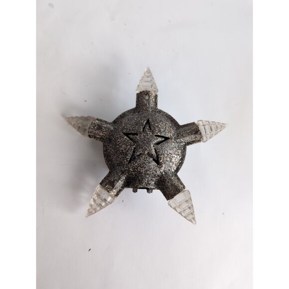 Vintage Reliance Kristal Star Christmas Tree Topper Clear Tips No Bulb - Picture 4 of 5